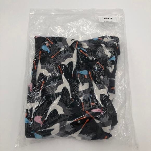 LuLaRoe Stretchy Stork Leggings Gender Reveal One Size Black Blue Pink NEW - Picture 3 of 4